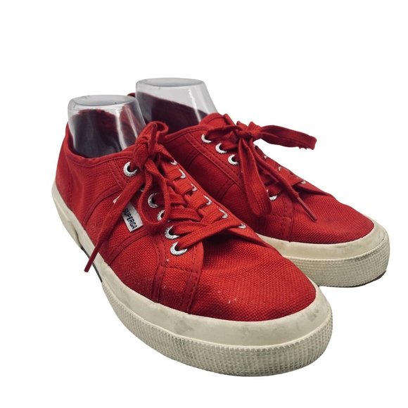 red superga platform